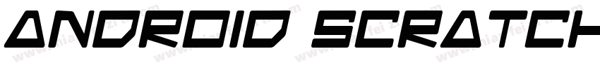 Android Scratch字体转换